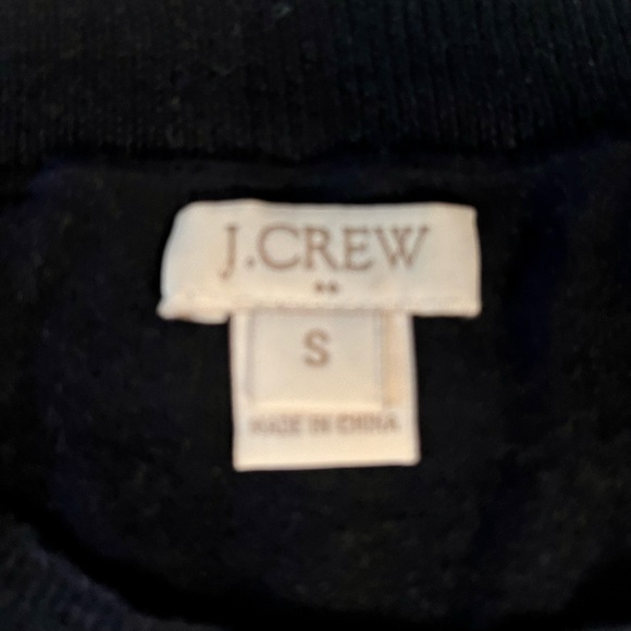 J. Crew navy and white nautical fish print lightweight summer sweater Sz S - Picture 4 of 4